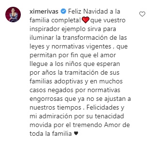 Ximena Rivas sorprende con comentario en foto de Marcela Vacarezza