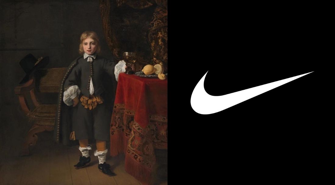 soldadura Interpretar por favor confirmar Otro 'viajero del tiempo'?: Supuesto logo de Nike aparece en pintura del  1600