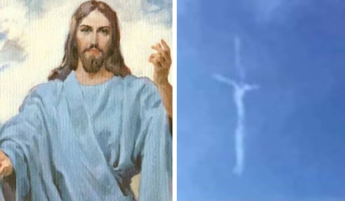 Jesucristo en una nube