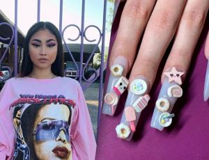 Uñas XL y extravagantes: La tendencia que trajo Paloma Mami a Chile