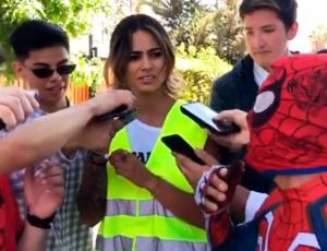 Sensual Spiderman y Camila Recabarren sorprenden imitando a Evelyn Matthei