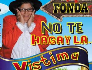 Mujer del viral “vístima” inaugura su propia fonda