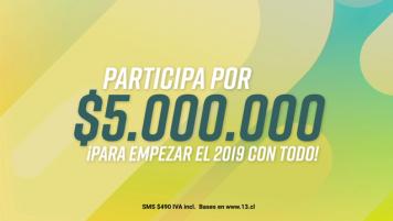 Promo fin de año 2018 - Envía 13 al 5556 y participa por $5.000.000 y cursos TOPCLASS.CL!