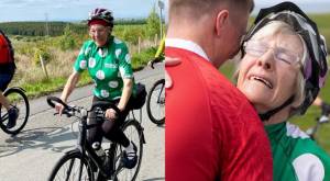 Abuela de 85 años recorrió 1.600 km en bicicleta para sobrellevar la muerte de sus tres hijos