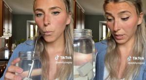 Tiktoker compartió receta para "agua vegana" y se llenó de bromas crueles