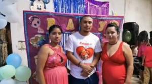 Hombre celebra el baby shower de sus dos esposas y revela su historia de poliamor
