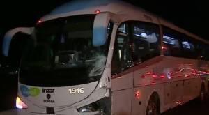 Chofer de bus que dio muerte a taxista tras atropellarlo en Ruta 68 dio positivo a cocaína