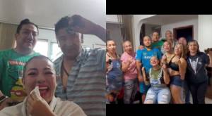 Familia sorprendió a mujer que padece cáncer de mama al raparse el cabello junto con ella 