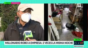Millonario robo a empresa: 2 veces en la misma noche