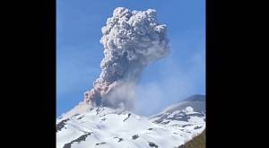 Actividad del volcán Nevados de Chillán 