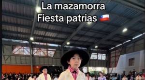 Niño coreano se hace viral bailando La Mazamorra en la celebración de Fiestas Patrias de su colegio