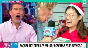El mayor chascarro de Raquel Argandoña en "Bienvenidos"