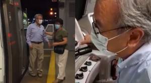 "Última vuelta": la sensible despedida de un conductor de Metro tras 44 años de servicio