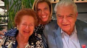 La familia reunida: Vivi Kreutzberger compartió emotiva celebración del aniversario de sus padres
