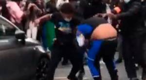 Fans de "El Juego del Calamar" protagonizaron violenta pelea en París