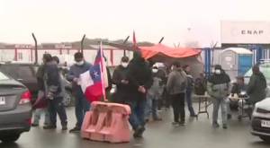 Subcontratistas de Enap mantienen movilización tras una semana