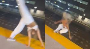 Todo por un video: Joven cayó a las vías del Metro por grabar para TikTok