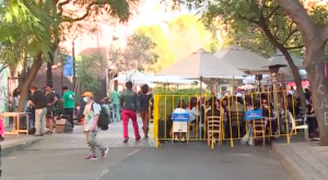 Comerciantes y vecinos indignados por destrozos en Lastarria