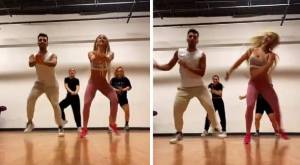 Nicole Moreno muestra la intensa coreografía que prepara para “Aquí se Baila”