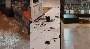 Destrozos en Mall Los Dominicos por sismo