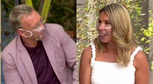 Cecilia Gutiérrez encara a Martín Cárcamo en “Bienvenidos”