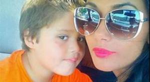 Mateo Neira y su mamá Pamelia Diaz