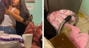 Full distraída: Mujer se vuelve viral tras despedirse de toda su familia y olvidar llevarse a su bebé