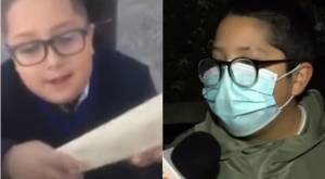Niño chileno que fue viral por vender un palo reaparece en TV