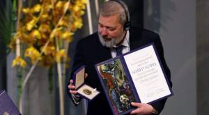 Periodista ruso vendió su Nobel de la Paz en 103 millones de dólares y todo irá en ayuda de Ucrania