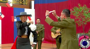Raquel Argandoña se lució bailando cueca en Bienvenidos