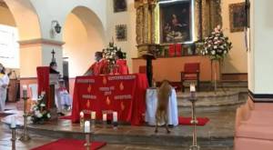 "Ya no va al cielo": Perrito entra a una iglesia y se roba el pan en plena misa 