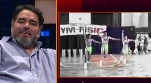 Rodrigo Villegas recordó su pasado como gimnasta aeróbico