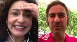 Pareja de Tamara Acosta la sorprende en televisión