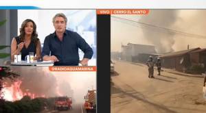 "Es fuerte": Periodista de "Tu Día" se quebró en pleno despacho en vivo desde el incendio de Tomé