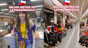 "Es súper moderno": Extranjeros quedaron cautivados con el Metro de Santiago