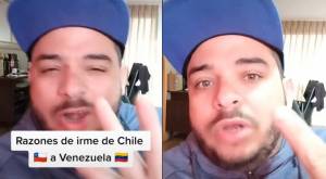 Venezolano dejó Chile