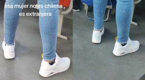 "Esa mujer no es chilena": TikToker sacó ronchas con molesta conclusión sobre los zapatos limpios