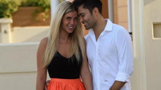 La románticas fotos de Coté López y el Mago Jiménez en Isla de Pascua