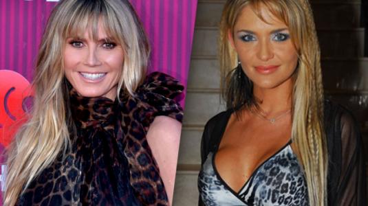 Heidi Klum también sorprende con maquillaje a lo Kenita Larraín