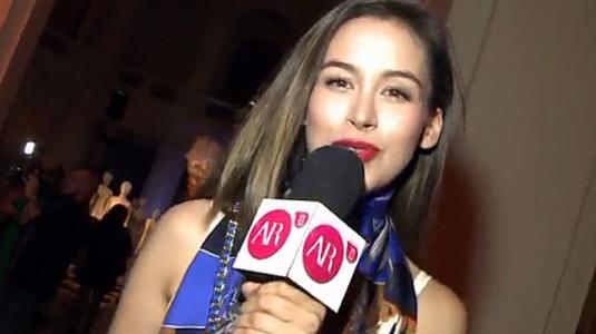 Nicole Putz recorrió todos los rincones del evento de H&M
