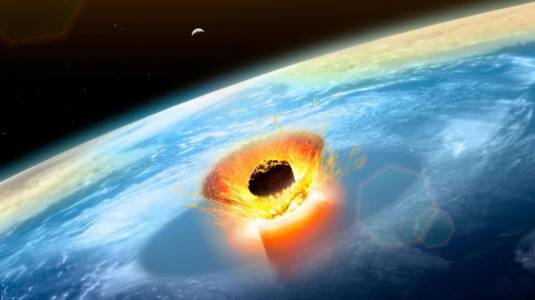 Simulación de impacto de asteroide contra la Tierra 