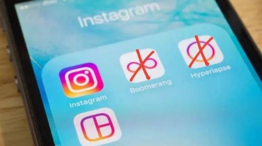 Instagram eliminó las aplicaciones Boomerang e Hyperlapse