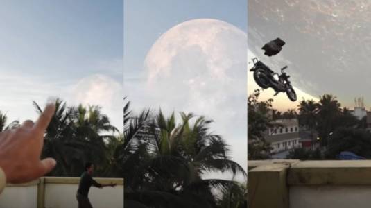 Si la Luna chocara con la Tierra