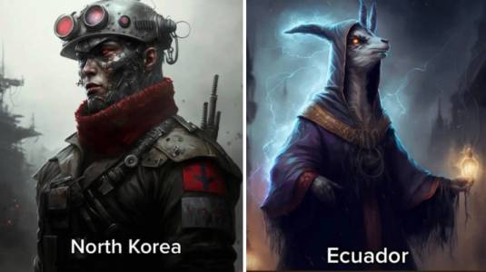 Países Corea del Norte y Ecuador como villanos