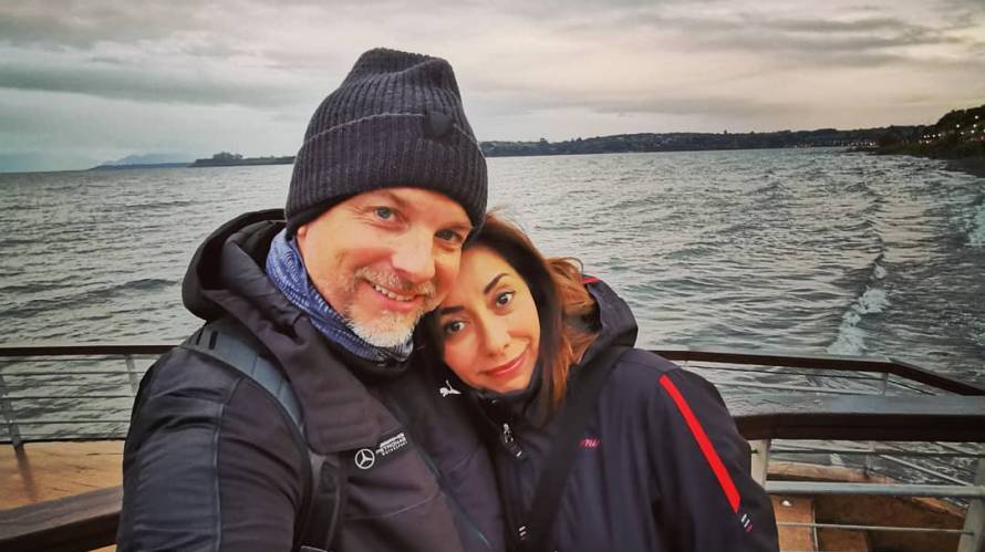 Carmen Gloria Arroyo y Bernardo Borgeat impactan con romanticas fotos en San Valentín