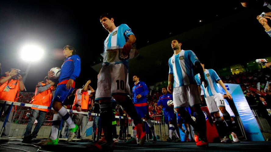 La Formación De Argentina Para Enfrentar A Chile