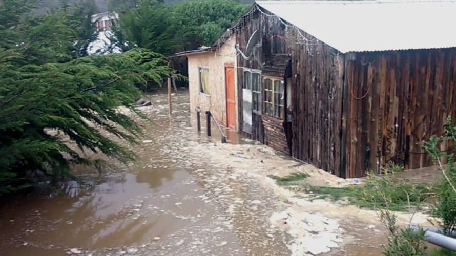 Mar destruyó casas en Laguna Verde